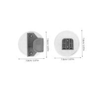 Gogogmee 2 Ensembles Connecteurs de Remplacement pour Barrière Garçon Fille Rétractable Lot de Plastique Accessoires pour Fixation et Extension de Parc Garçon Fille Intérieur