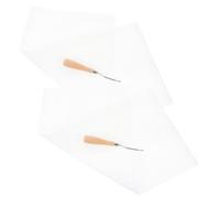 Gogogmee 2 Ensembles Filet pour Fabrication De Tapis Crochet pour Tapisserie Outil De Broderie Tapis Tapisserie Crochet pour