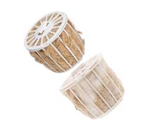 Gogogmee 2 Ensembles Matériaux de Nidification Jute Naturel pour Canaris Perruches et Pinsons Fibres Douces et Réutilisables pour Nid Oiseaux Cage et Jardin Couleur Couleur Aléatoire