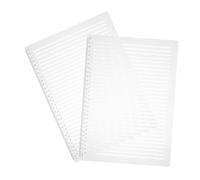 Gogogmee 2 Ensembles Pochoir de Lignes Plastique Règle Espacement pour Journaling et Adressage Guide de Dessin Précis Bâtons de Marquage