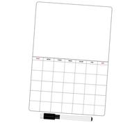 Gogogmee 2 ensembles Tableau Planning Magnétique pour Frigo avec Stylo Effaçable Organiseur Familial Rappel Course Aimanté pour Notes et Planning Hebdomadaire