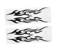 Gogogmee 2 Paires Autocollants Noirs Résistants à Eau pour Voitures et de Stickers Latéraux Décoratifs pour Véhicules SUV Camions et Scooters