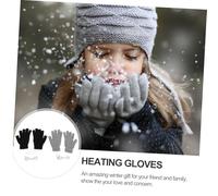 Gogogmee 2 Paires Gants Chauffants USB Hiver Unisexes Écran Tactile Légers et Durables pour Extérieur et Intérieur Stimulation Circulation Sanguine et Confort Thermique