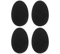 Gogogmee 2 Paires Lot de 2 Paires de Coussinets Musculaires Push-up en Silicone Auto-adhésifs Noirs pour Hommes, Rembourrage Pectoral Réutilisable, Effet Naturel, Confort Sport et