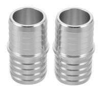 Gogogmee 2 Pièces Adaptateur Épissure Aluminium pour Tuyau Radiateur Pouce Connecteur Résistant Haute Pression pour Échangeur Chaleur Montage Précis Anti-Fuite Silencieux pour Voiture
