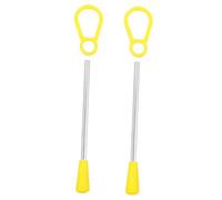 Gogogmee 2 pièces Baguettes pour Triangle Percussion avec Poignée Antidérapante pour Instruments de Musique Accessoires Triangle Iron pour Performance Musicale