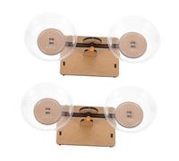 Gogogmee 2 pièces Balance Bois Éducative pour Garçon Fille Jeu Mathématique Préscolaire DIY pour Activités Scientifiques et Apprentissage Pratique