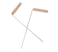 Gogogmee 2 pièces Bâtons Radiesthésie Laiton Robustes Baguettes Sourcier Portables pour Camping et Détection Eau Outils Divination Résistants et Légers pour Chasse Au Trésor et Or