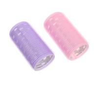 Gogogmee 2 Pièces Big Hair Rollers Set With Aluminum Core Rapid Heating Self-grip Curlers For Short Long Hair Easy Manual Styling For Natural Volume Curls At Home