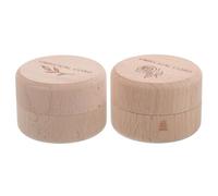 Gogogmee 2 Pièces Boîte Souvenir Cheveux Garçon Fille Bois Coffret Mémoire Première Coupe Petit Contenant Artisanal Compact et Personnalisable pour Souvenirs Enfance Cadeau Naissance