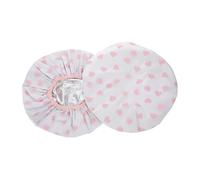 Gogogmee 2 pièces Bonnet de Réutilisable Double Couche Imperméable Statique Cheveux Longs Soin Profond Chauffant pour Hydratation et Protection à