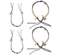 Gogogmee 2 Pièces Compteur de Perles Bouddhiste Laiton Accessoire Portable pour Relaxation et Prière Compteur de Doigts Tasbih pour Femmes Outil DIY pour Chant Spirituel