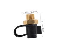 Gogogmee 2 pièces Connecteur de Prise Air Gaz Valve Automatique pour Réservoir Soupape Sécurité Compresseur Installation Facile Anti-fuite pour Chaudière et Réservoir Air