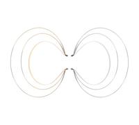 Gogogmee 2 Pièces Couronne Trois Couches Accessoires de Diy Hanfu pour Mariages et Halloween