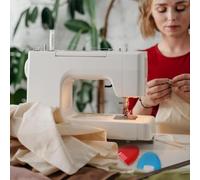 Gogogmee 2 pièces Craie Tailleur Roulette pour Couture Marquage Tissu Précis Craie Effaçable Triangle Accessoire Matériel Couture Rouge et Bleu