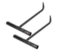 Gogogmee 2 pièces Crochet Acier Inoxydable pour Levage de Regards Outil Polyvalent Antirouille pour Ouverture de Plaques Égout et Portes Roulantes Prise Confortable pour Entretien Urbain