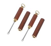 Gogogmee 2 Pièces Cuillères Oreille Outils de Nettoyage Cérumen Cuillères à Cire Oreille pour Usage Domestique Surface et Couleur Aléatoire Couleur Aléatoire