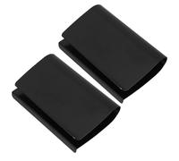 Gogogmee 2 Pièces Diffuseur D'arôme pour Voiture Noir, Design Gain de Place en Alliage D'aluminium et Touche Décorative pour D'aération Auto