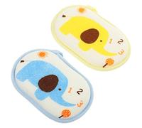 Gogogmee 2 Pièces Éponge De Bain De Dessin Animé Éponge De Bain Pour Enfants Éponge De Bain Serviette De Bébé Douce Brosse De Pour Serviettes Enfants Luffa Pouf De Bain Brosse Arrière