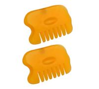 Gogogmee 2 pièces Gua Sha Comb For Scalp Massage Multi Purpose Smooth Scraping Tool To And Tension Lightweight And Portable