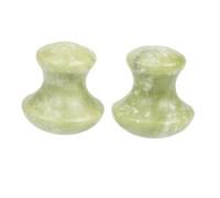 Gogogmee 2 pièces Jade Roller Gua Sha Face Massage Tool For Skin And Eyes Natural Stone Massager To Fine Lines And Nourish Skin Suitable For Men