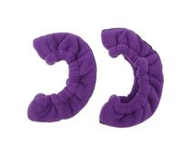 Gogogmee 2 Pièces Lot de 2 Protège-Lames Violet Taille L pour Patins Artistiques et Hockey sur Glace, Protections Souples et Élastiques 24,4 X 14 CM, Doublure Antirouille, Accessoires de