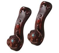 Gogogmee 2 Pièces Lot de Pendentifs Porte-clés de Santal Ruyi Charms Artisanaux DIY Ornements Décoratifs pour Clés et Accessoires de Création Bijoux