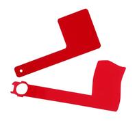 Gogogmee 2 Pièces Mailbox Flag Replacement Acrylic Rotating Mail Indicator Outdoor For Post Mount