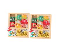 Gogogmee 2 Pièces Miniatures Dollhouse Candy Set Portable Lightweight Mini Sweet Ornaments for Christmas Decoration and DIY Play