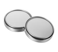 Gogogmee 2 Pièces Miroir de Rétroviseur de Bureau Réglable pour Écran Ordinateur Miroir de Sécurité Argenté à Large Angle pour Surveillance Arrière Au Poste de Travail Open Space