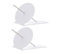 Gogogmee 2 pièces Modèle de Cadran Solaire Équatorial Scientifique Horloge Solaire DIY Pédagogique Aide Apprentissage Portable pour Étudiants et Débutants Instrument de Mesure Ancien