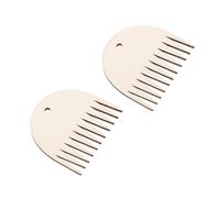 Gogogmee 2 Pièces Peignes de Tissage pour Tapisserie DIY Outils de Tricotage avec Surface Lisse et Conception Suspendue Adaptés Aux Amateurs et