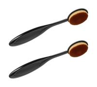 Gogogmee 2 Pièces Pinceau De Fond De Teint Pour Maquillage Liquide Pinceau Autobronzant Pinceau De Maquillage Kabuki À Dessus Plat Mélange De Poudre Minérale Polissage Outils De Maquillage