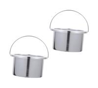 Gogogmee 2 pièces Pot de Fusion Cire Aluminium Récipient Intérieur pour Chauffe-cire Compact et Accessoire Professionnel pour Épilation à Domicile et Salon