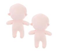 Gogogmee 2 pièces Poupée Peluche Adorable avec Squelette et Corps Lisse DIY Créatif et Souple Petite Figurine Amusante pour Artisanat et Décoration