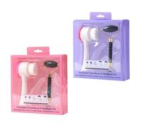 Gogogmee 2 Pièces Roller Jade et Brosse de Lavage pour Massage Facial Kit de Soins pour Visage Yeux Couleur Aléatoire