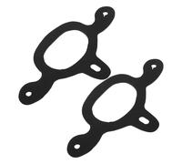 Gogogmee 2 Pièces Sangles D'éperon en Caoutchouc Noir pour Bottes D'équitation Western, Fixation Sécurisée et Confort Amélioré, Adaptées pour L'équitation en Extérieur