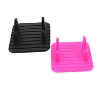 Gogogmee 2 Pièces Support Téléphone Voiture Silicone Antidérapant Support Stable pour Tableau de Bord Design pour Navigation Compatible Toutes de Téléphone Harmonie Intérieure pour Conduite