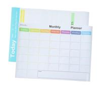 Gogogmee 2 Pièces Tableau Magnétique Effaçable à Sec Planning Hebdomadaire Aimanté Calendrier Réutilisable pour Bureau et Réfrigérateur Organiseur de Planning Multifonctionnel