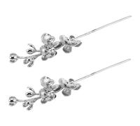 Gogogmee 2 Pièces Vintage Butterfly Hairpins For Women Lightweight Floral Hair Sticks Retro Chinese Style Hair Bun Holder Elegant Hanfu Wedding Accessories