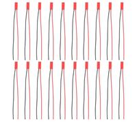 Gogogmee 20 ensembles Câble à mâle femelle connecteur adaptateur pour batterie fil électrique flexible avec fils pour automobile PCB audio appareils ménagers