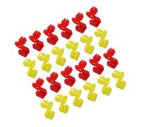 Gogogmee 20 ensembles Lot de Clips de Fixation Plastique pour Tige de Verrou de Porte Auto Clips de Retenue pour Poignée de Hayon Résistants pour Réparation de Serrures de Portières Gauche