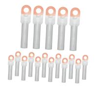 Gogogmee 20 Pièces Aluminum Battery Wire Lugs High Conductivity Crimp Cable Ends For Automotive Electrical Multi Material Terminal Connectors