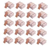 Gogogmee 20 pièces Boîte à Mariage Vintage Papier Kraft Boîte de Rangement Créative pour et Douceurs pour et Mariages