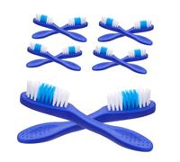 Gogogmee 20 Pièces Brosse Dents Sécurité Courte Bleu Brosse Ferme Douce pour Soin Oral Voyage Usage