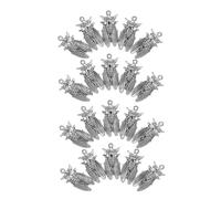 Gogogmee 20 Pièces Charms Insectes Argentés Vintage Pendentifs Cigale Alliage Ancien pour Bijoux DIY Breloques Artisanales pour Colliers et Bracelets