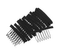Gogogmee 20 Pièces Clips pour Extensions Cheveux Métal Dents pour Perruques et Caps de Perruque Ajustables Fixation Sécurisée Confortable et Discrète