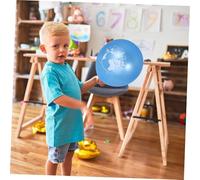 Gogogmee 20 Pièces Lot de Ballons Latex Imprimés Décoratifs Bleu et Bleu Foncé Ballons Scolaires Réutilisables pour Fête Danniversaire et Décoration de Rentrée Scolaire