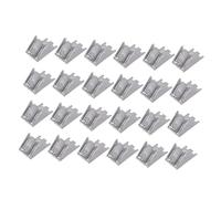 Gogogmee 20 Pièces Lot de Clips Inox pour Étagère Congélateur Support Stable Compatible Réfrigérateur et Armoire