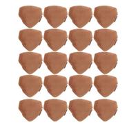 Gogogmee 20 Pièces Mini Houppettes à Poudre Triangulaires Velours Doux avec Double Ruban Applicateur Fond de Teint Ergonomique pour Visage Outil de Maquillage Pratique et Précis
